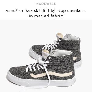 Vans for Madewell unisex sk8 hi-top sneaker